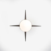 4 brass rays that radiate from an opaline Murano glass core. A tribute to the Sun, to Italian-made products and to the excellent Italian craftsmanship. Cross, like all the pieces in our collections, is handmade by our craftsmen, guided by an obsession for detail and the search for perfection.