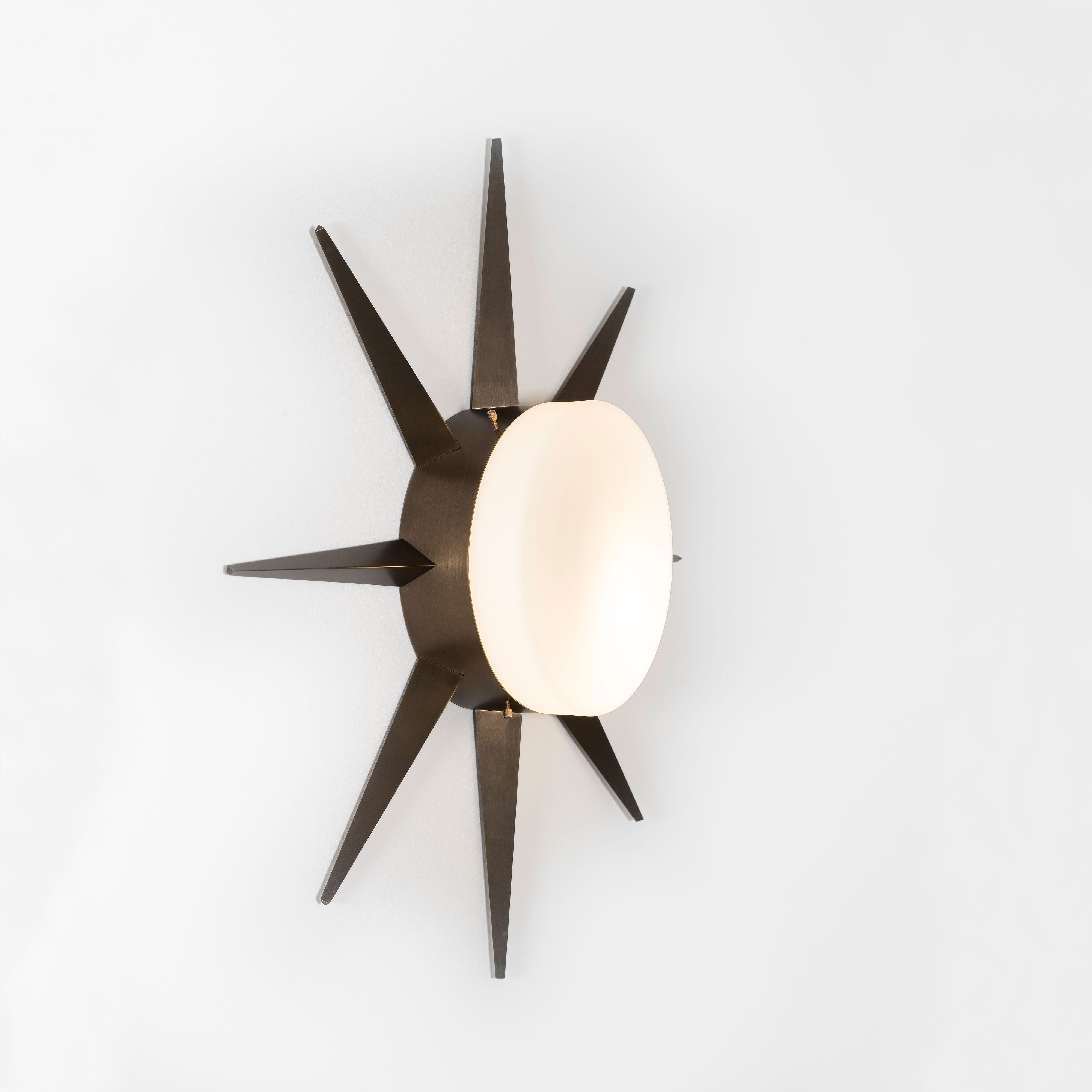 Punk can be put up both as a ceiling and a wall lamp.
