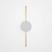 Solitude, one of the pieces in the Celeste collection, is entirely handmade. The combination of minimalist shapes, captivating geometries and excellent materials creates the strong personality of this lamp. Thanks to its opaline Murano glass globe supported by one brass arm, it stands out in the interior environment it is placed in. Solitude can be mounted both as a hanging and a wall lamp.