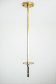 designformacha - Optional Stella Brass Rod for our Vintage Angelo Lelli Style Italian Brass and Opaline Ceiling Lamp - designformacha - 