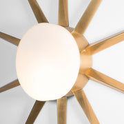 Each Solare lamp can contain a single bulb, it is compatible with LED and dimmable. The maximum voltage of the bulb must not exceed 100V.