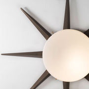 Each Solare lamp can contain a single bulb, it is compatible with LED and dimmable. The maximum voltage of the bulb must not exceed 100V.