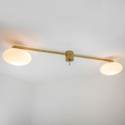 Stella Snooker contains 2 bulbs, it is compatible with LED and dimmable. The maximum voltage of the bulb must not exceed 100V.
