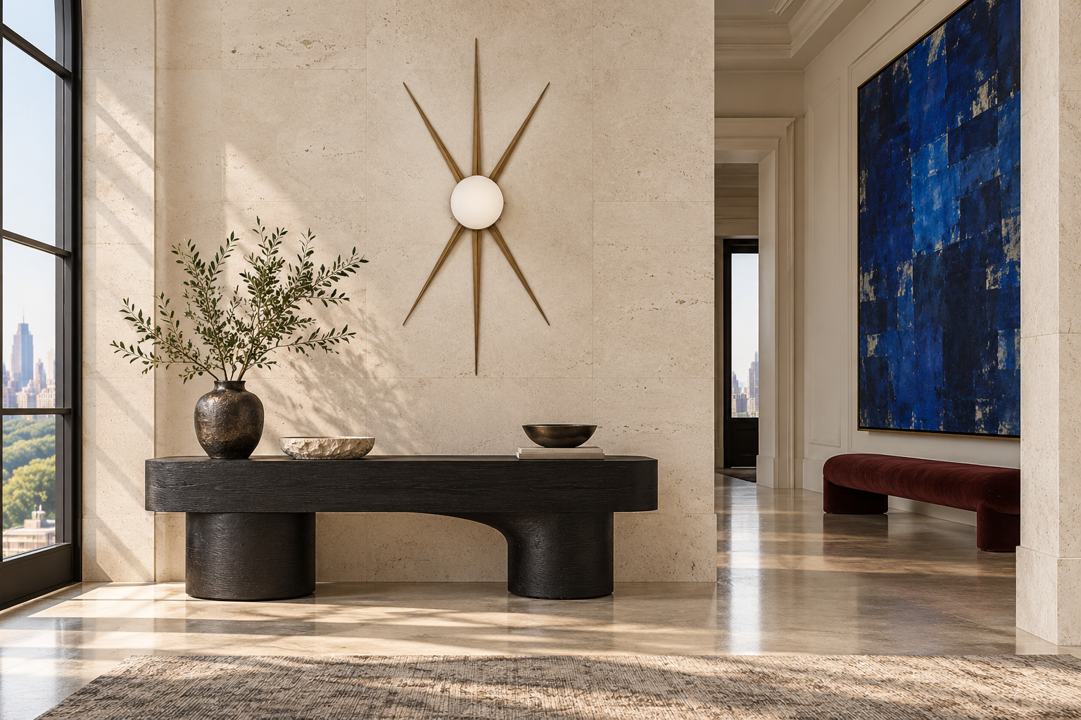 Solare Classic above a console